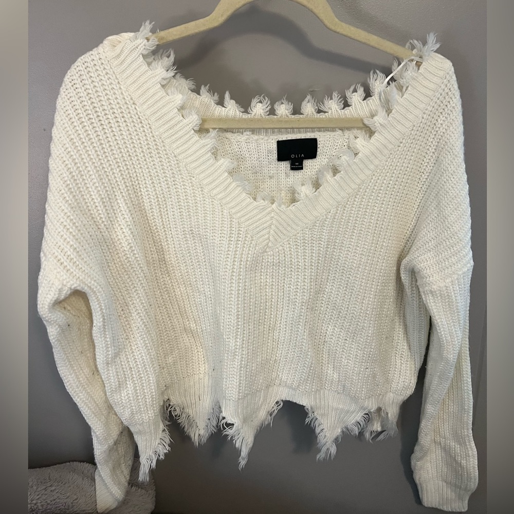 Cropped sweater